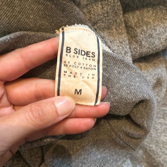 B SIDES SWEATSHIRT GREY HEATHER - Picture 3 of 3